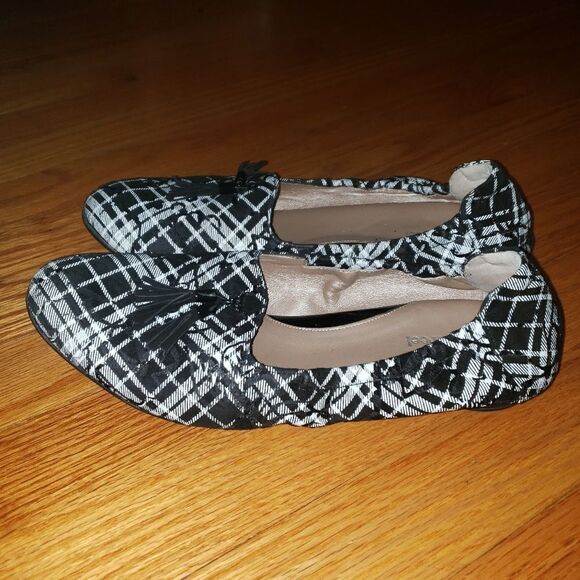 Beautifeel Black plaid flats - Picture 3 of 7